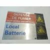 Sortie 👍 Affiche Alu De Prévention Et D'interdiction De Fumer Dans Local Batterie 210X297mm CATU AM-231 🎉 -Boutique BOSTITCH 17843112 1