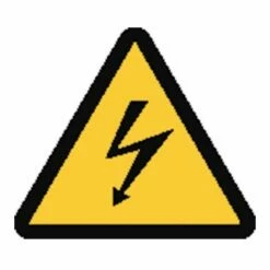 Coupon ⭐ Triangle De Signalisation - Avec Pictogramme éclair - Catu Am-49/05 👍